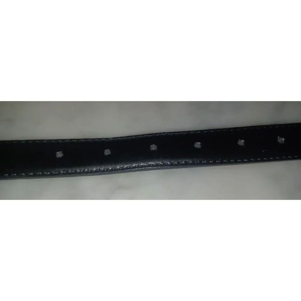 Belt Faux Leather Small Black Youth SZ About 1